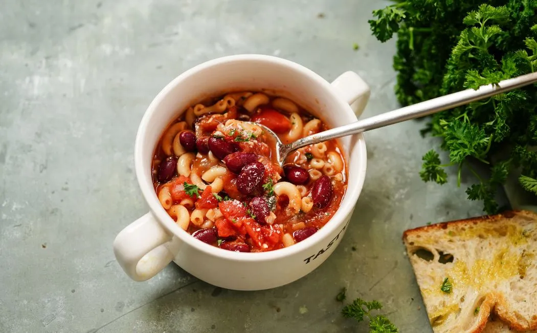 Borlotti e Pasta - wariant zupy pasta e fagioli